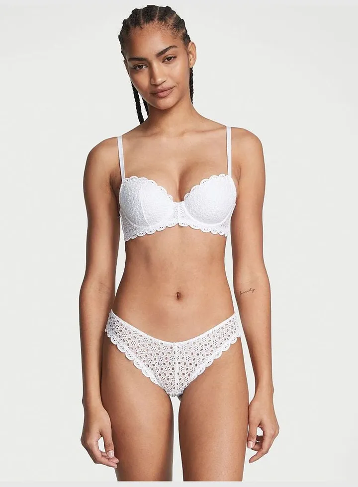 Eyelet Lace Brazilian Panty