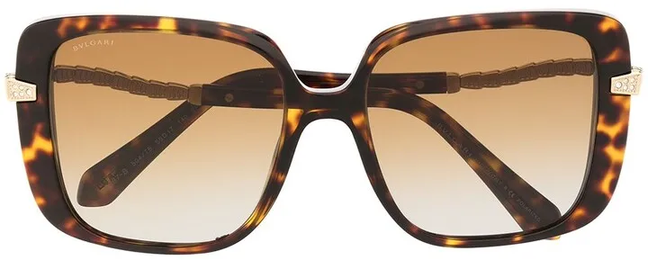 Oversize-Frame Tinted Sunglasses