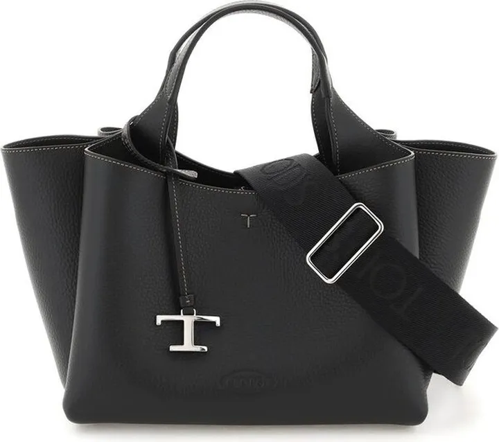 Tod's Logo Embossed Tote Bag