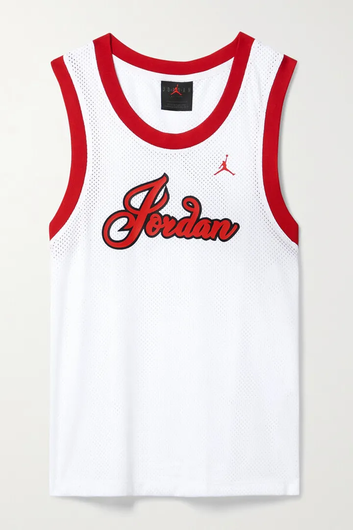 Nike - Jordan Printed Mesh Tank - White