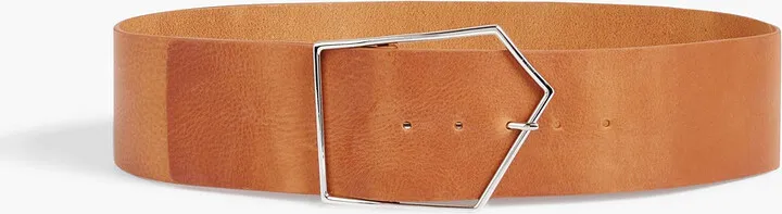 Pebbled-leather belt