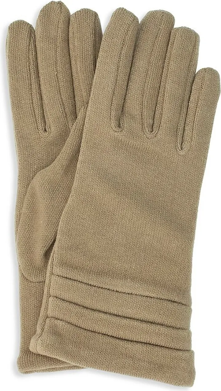 Pleated Knit Gloves
