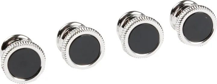 Cufflinks And Tie Clips Black