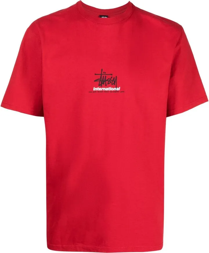 logo-print cotton T-shirt