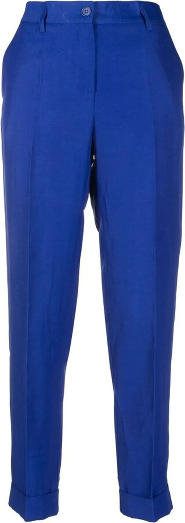 High-Waisted Cropped Trousers