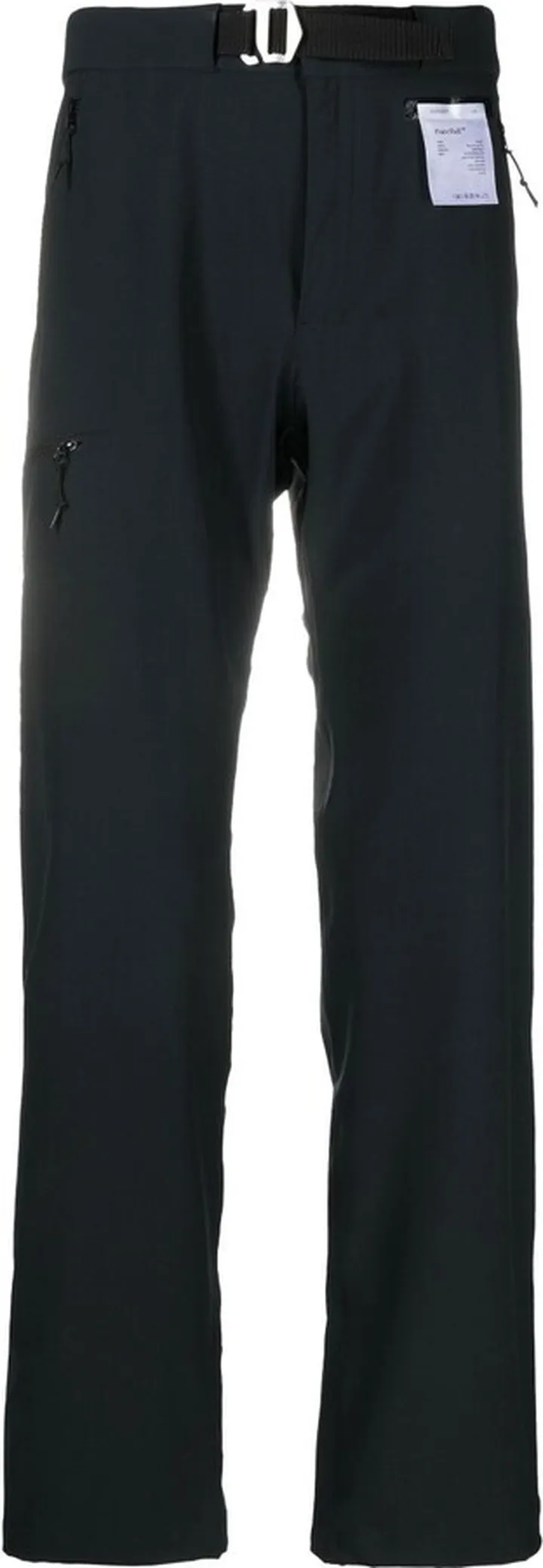 Black PeaceShell Straight Leg Trousers