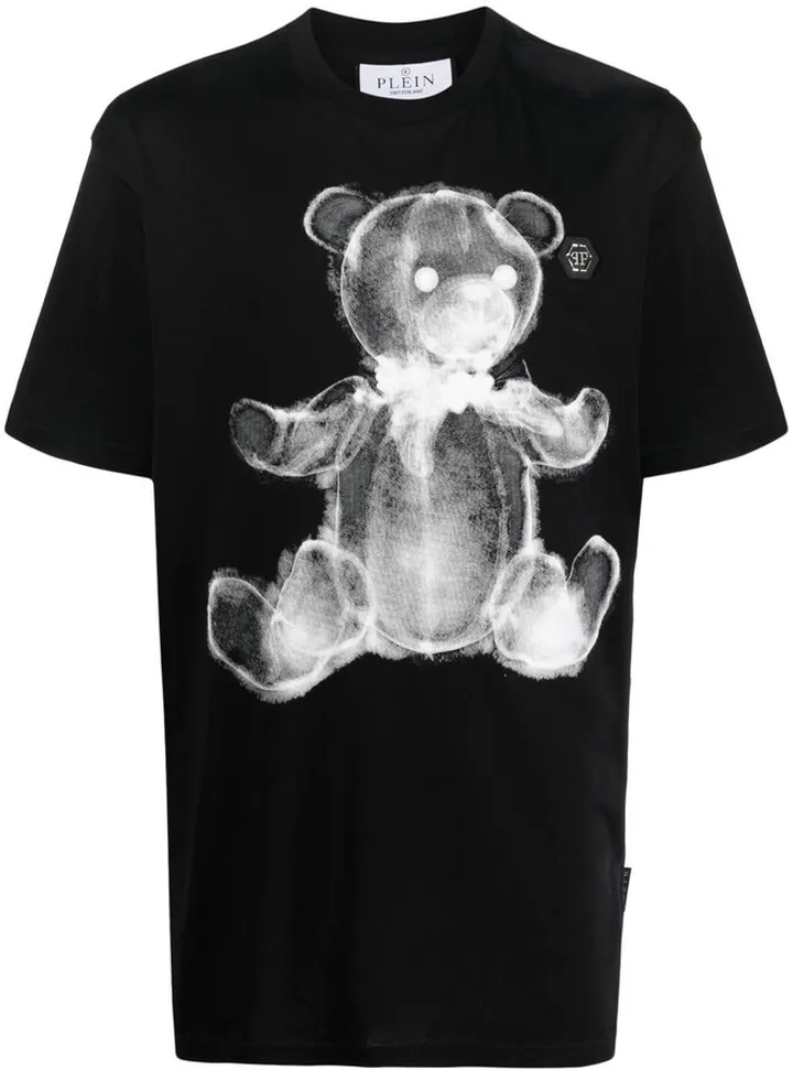 teddy print T-shirt
