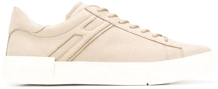Pebbled Low-Top Sneakers