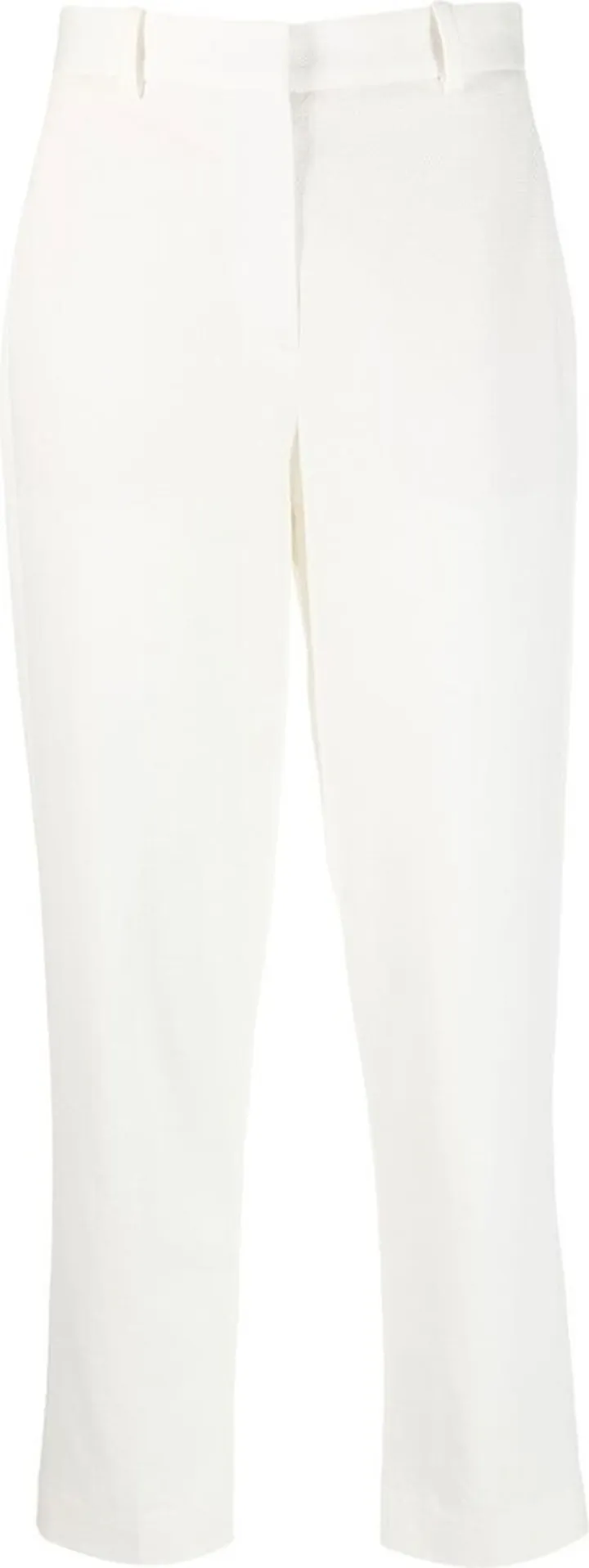 High-Waist Cropped Trousers