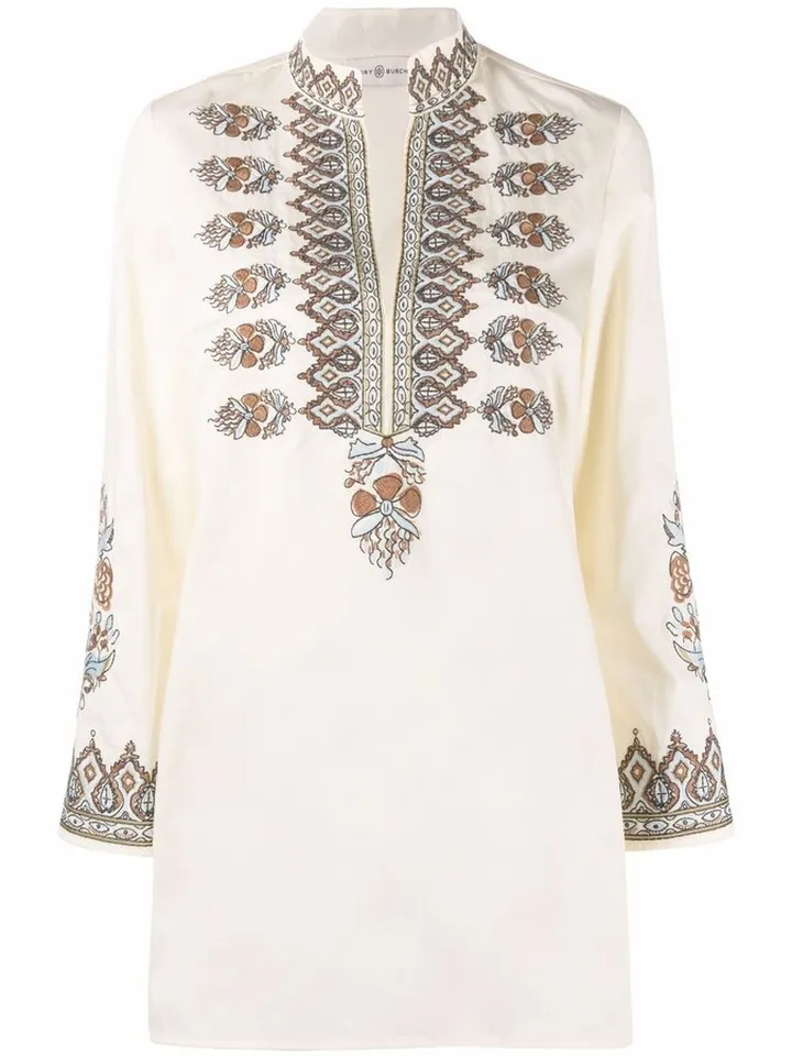 Embroidered Tunic Top