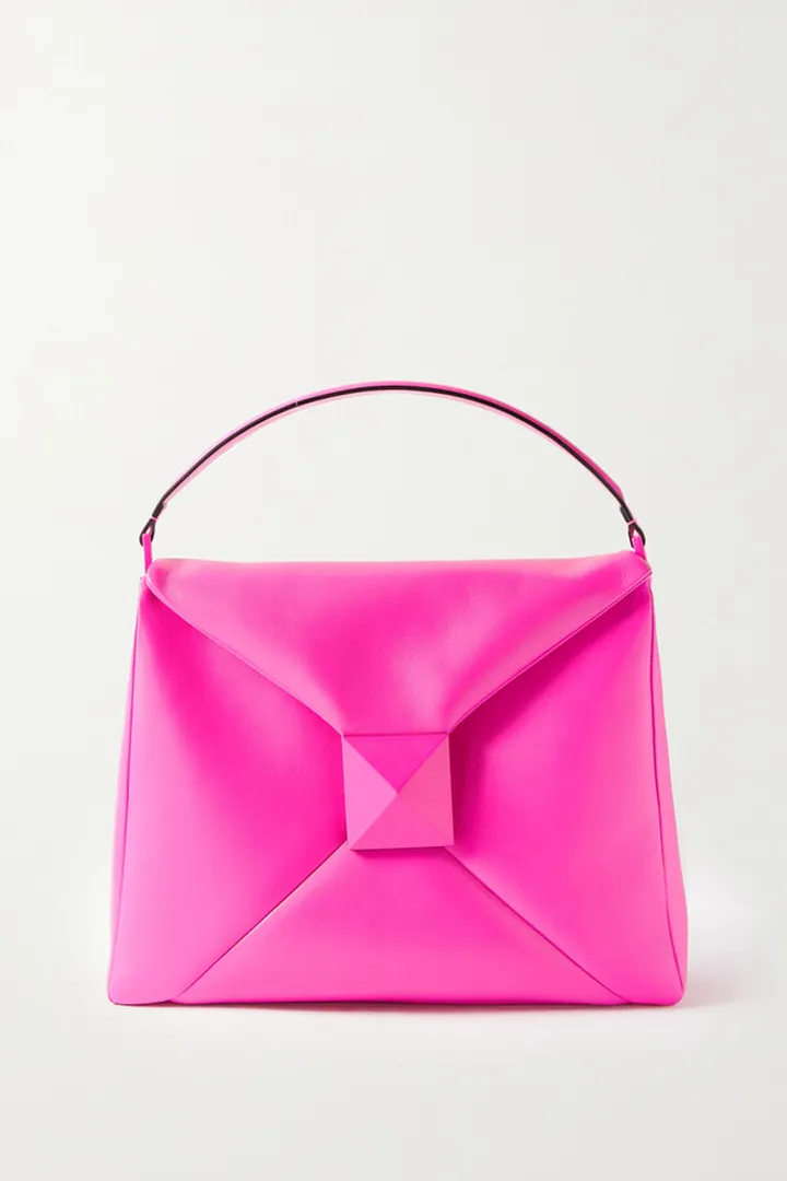 Valentino Garavani - Valentino Garavani One Stud Leather Tote - Pink