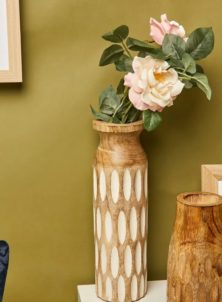 Decorative Wooden Vase