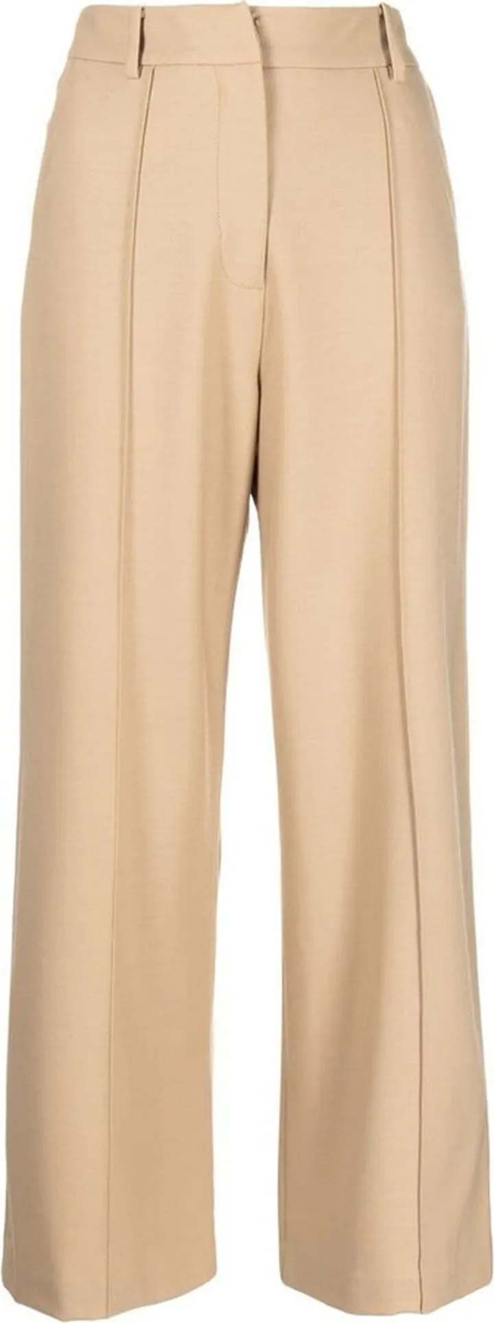Flared Cropped Trousers