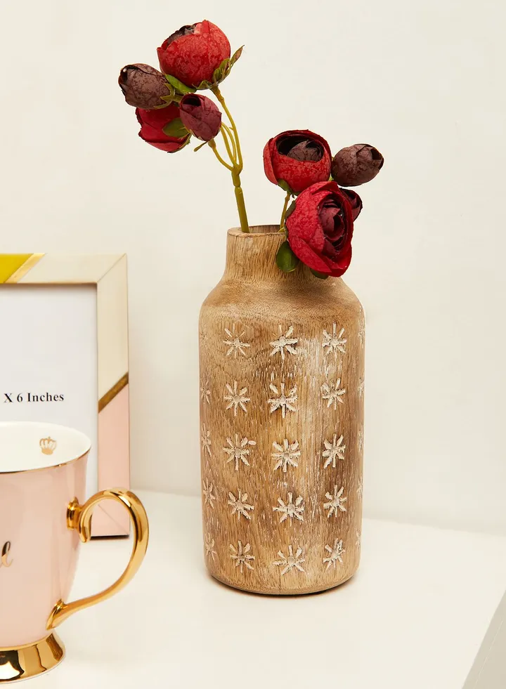 Decorative Wooden Vase