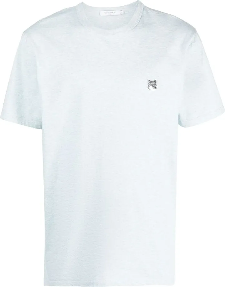 logo-patch cotton T-shirt