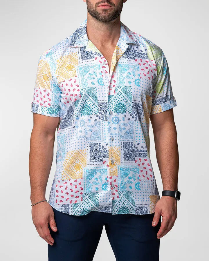Men's Galileo Scarf Sport Shirt