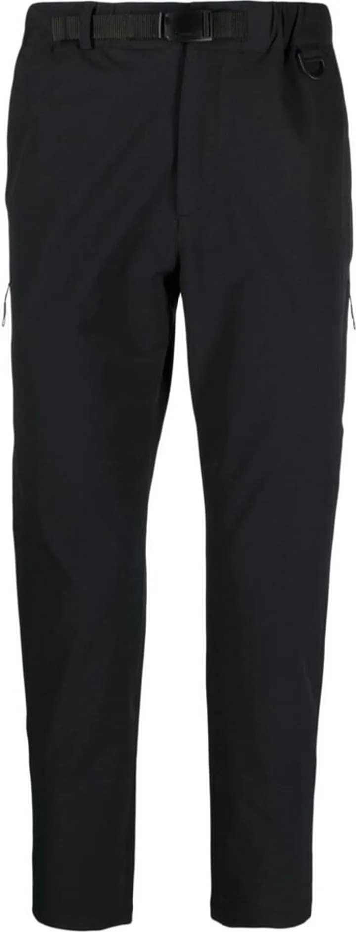 Elasticated-Waist Cropped Trousers