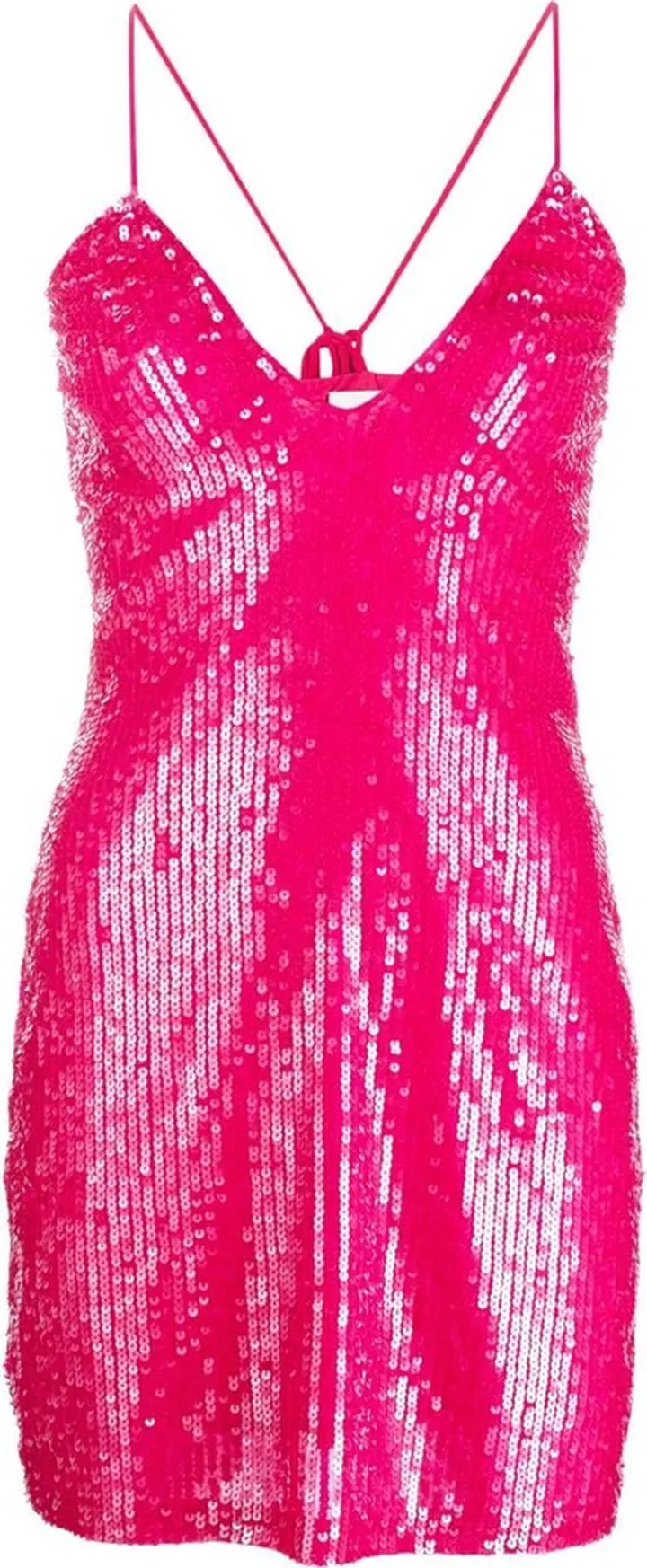 Sequin-Embellished Mini Dress