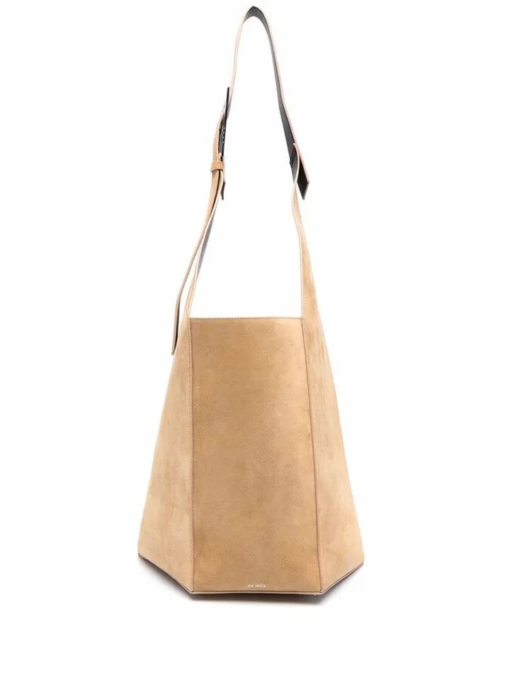 12PM suede shoulder bag