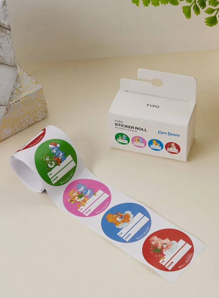 Care Bears Christmas Sticker Roll