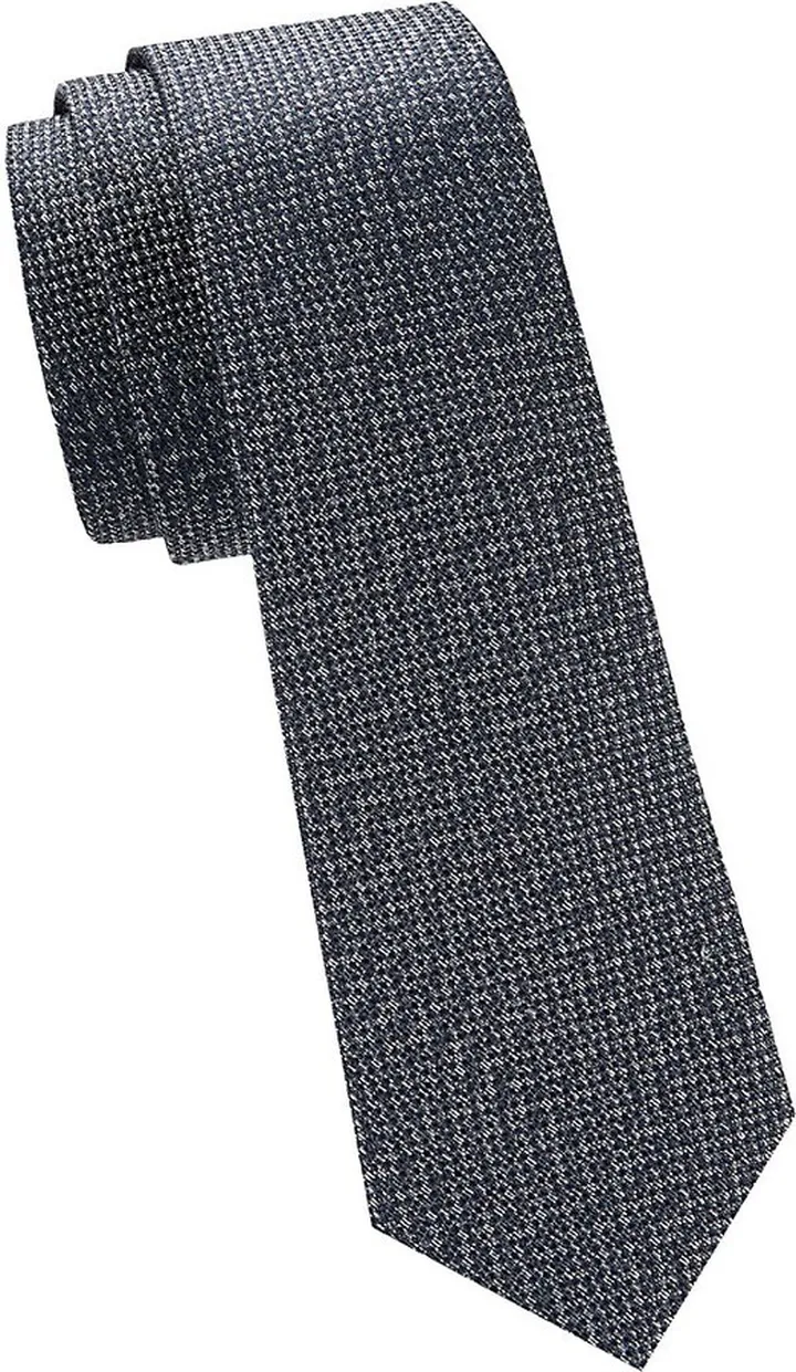 Roadster Pattern Wool & Silk Tie