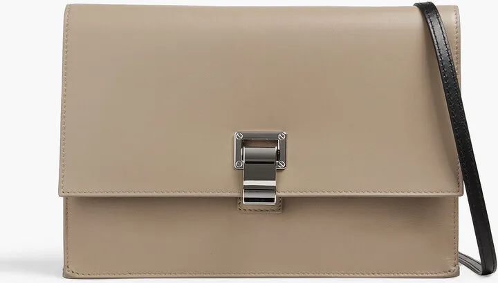 Lunch leather shoulder bag