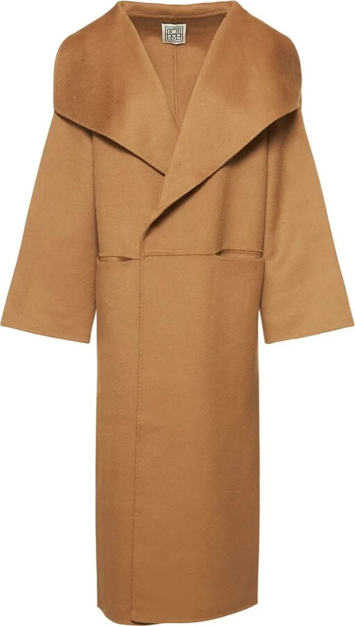 Signature wool & cashmere long coat