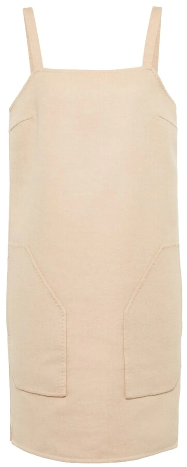 Nazione camel wool minidress