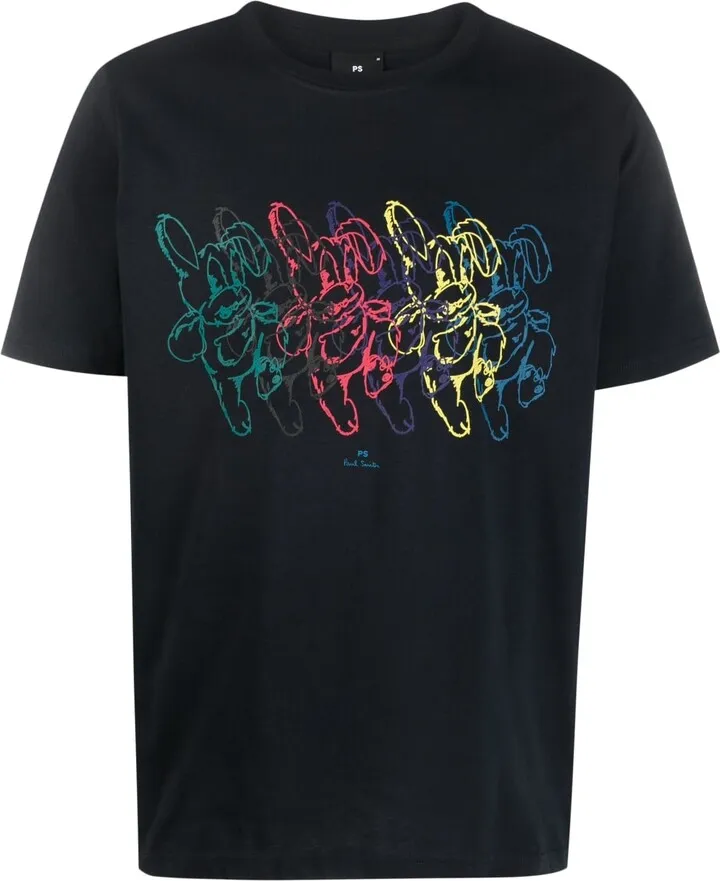 graphic-print cotton T-shirt
