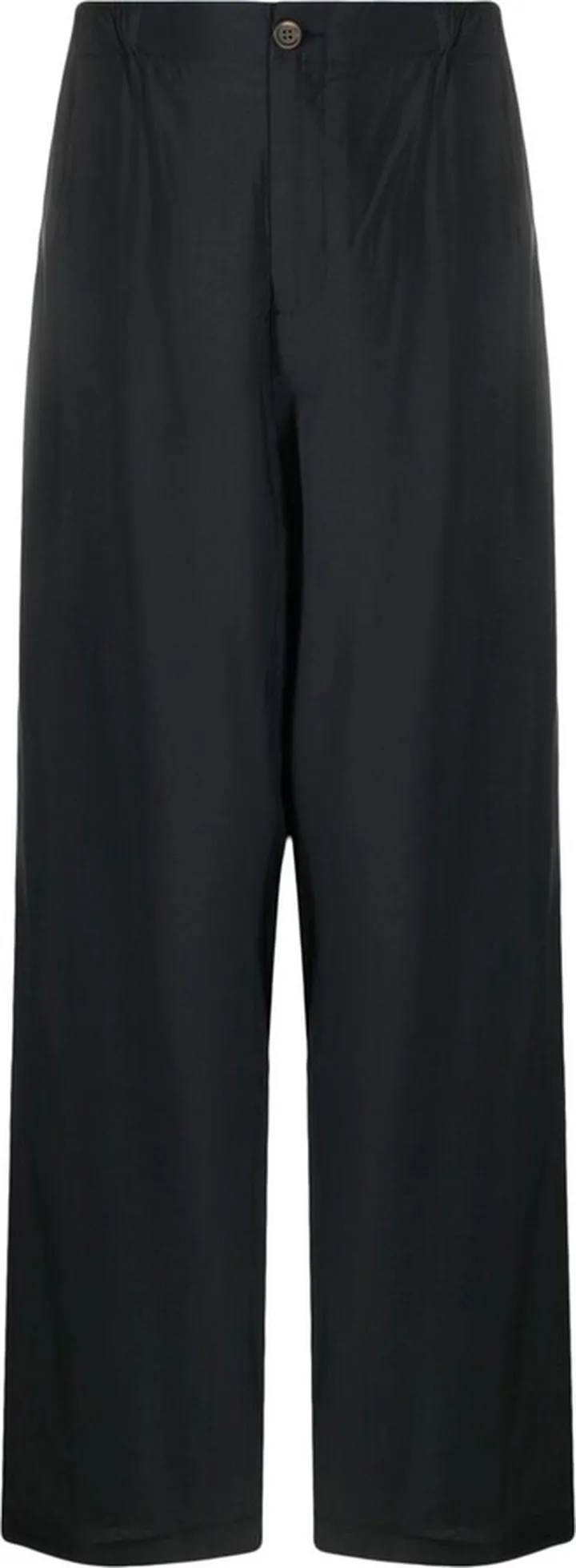 Black Luft Straight Leg Trousers