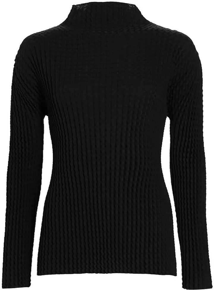 Spongy Long-Sleeve Top