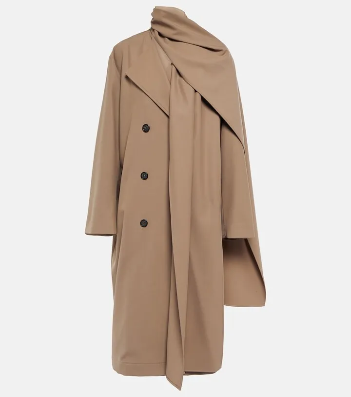 Wool-blend coat