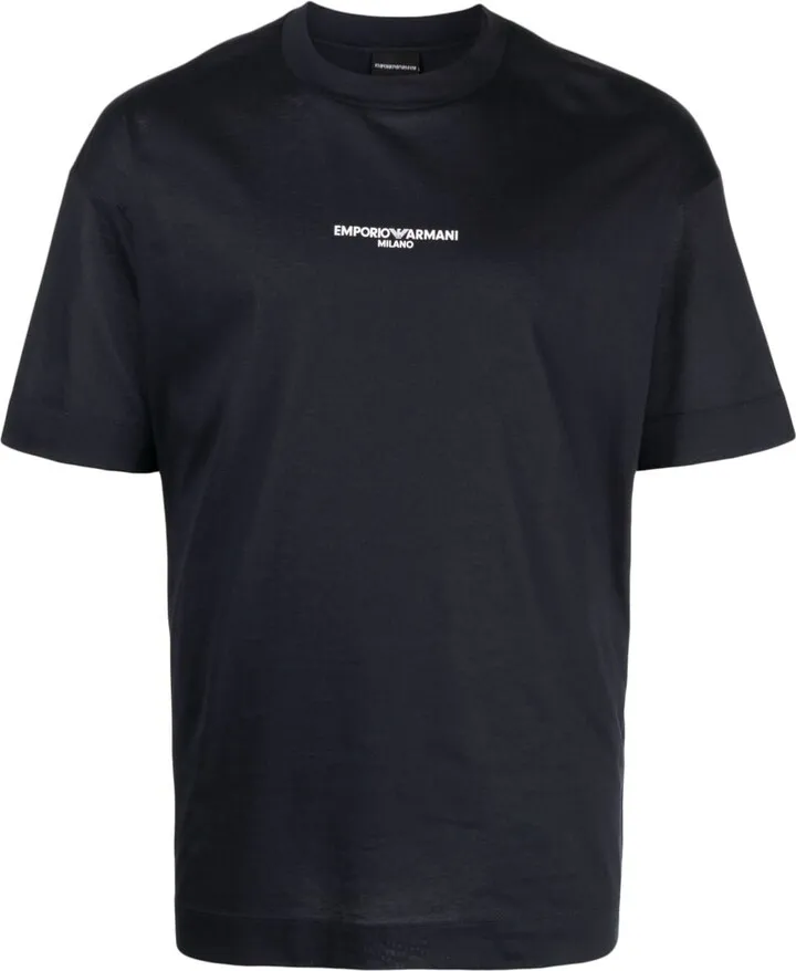 logo-print cotton T-shirt