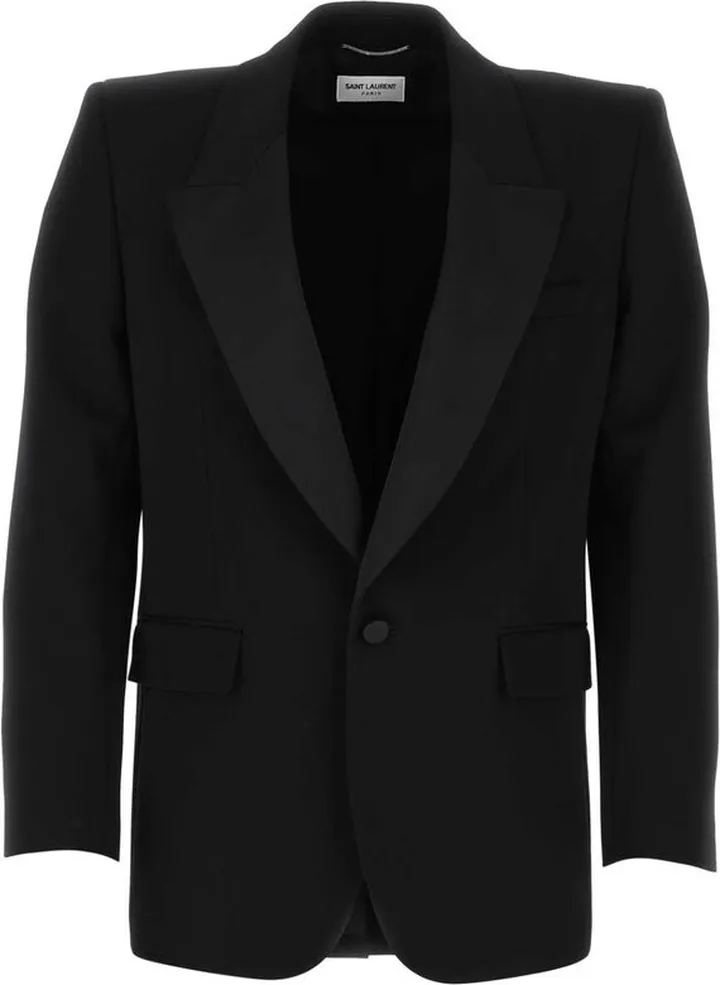 Saint Laurent Single-Breasted Tuxedo Jacket