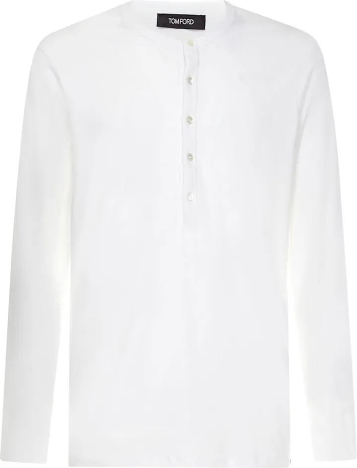 Tom Ford Crewneck Henley T-Shirt