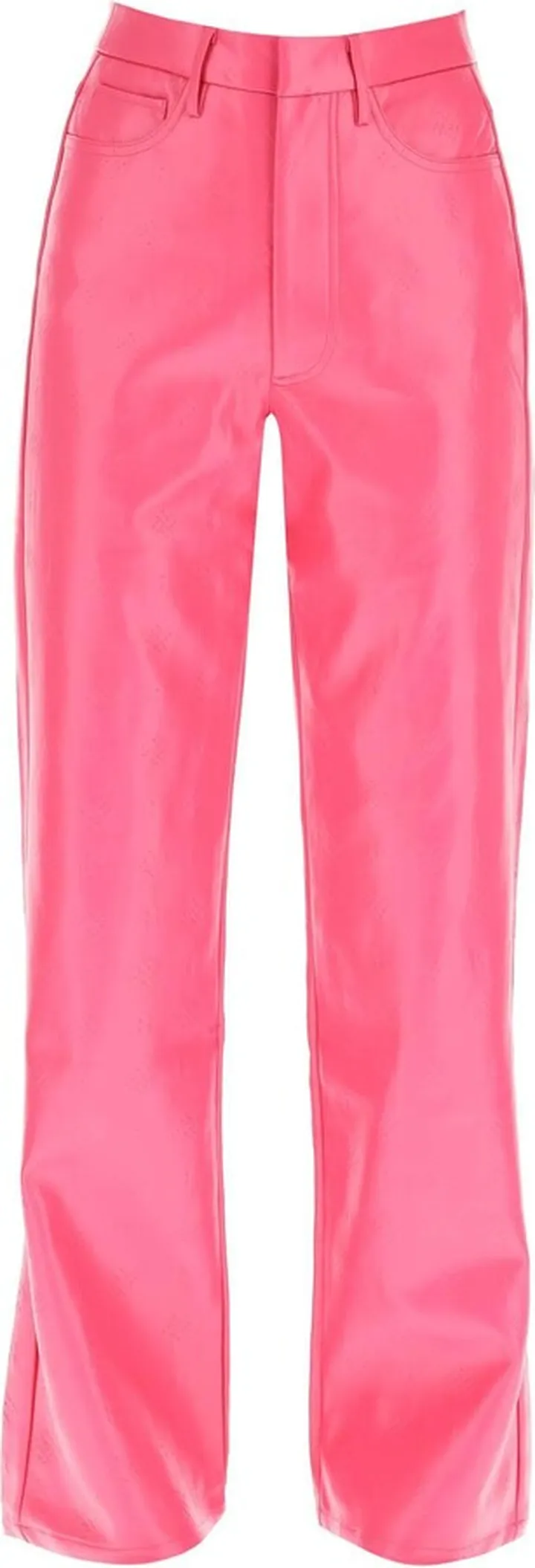 Rotate 'rotie' Monogram Faux Leather Pants