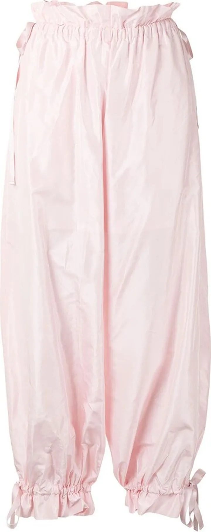 Ruffled Loose Fit Trousers