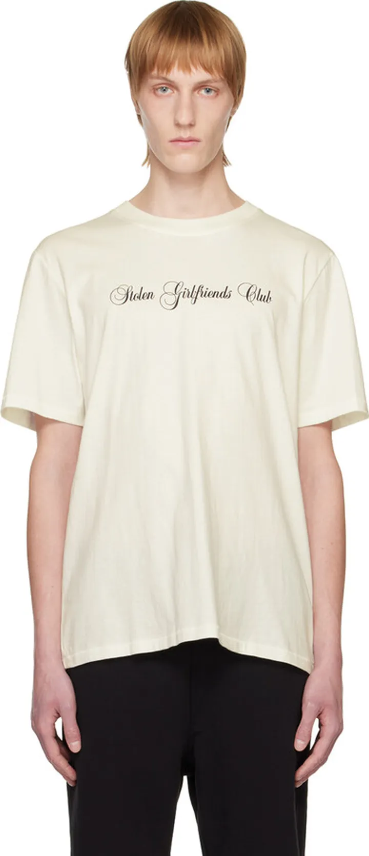 Stolen Girlfriends Club White Script T-Shirt