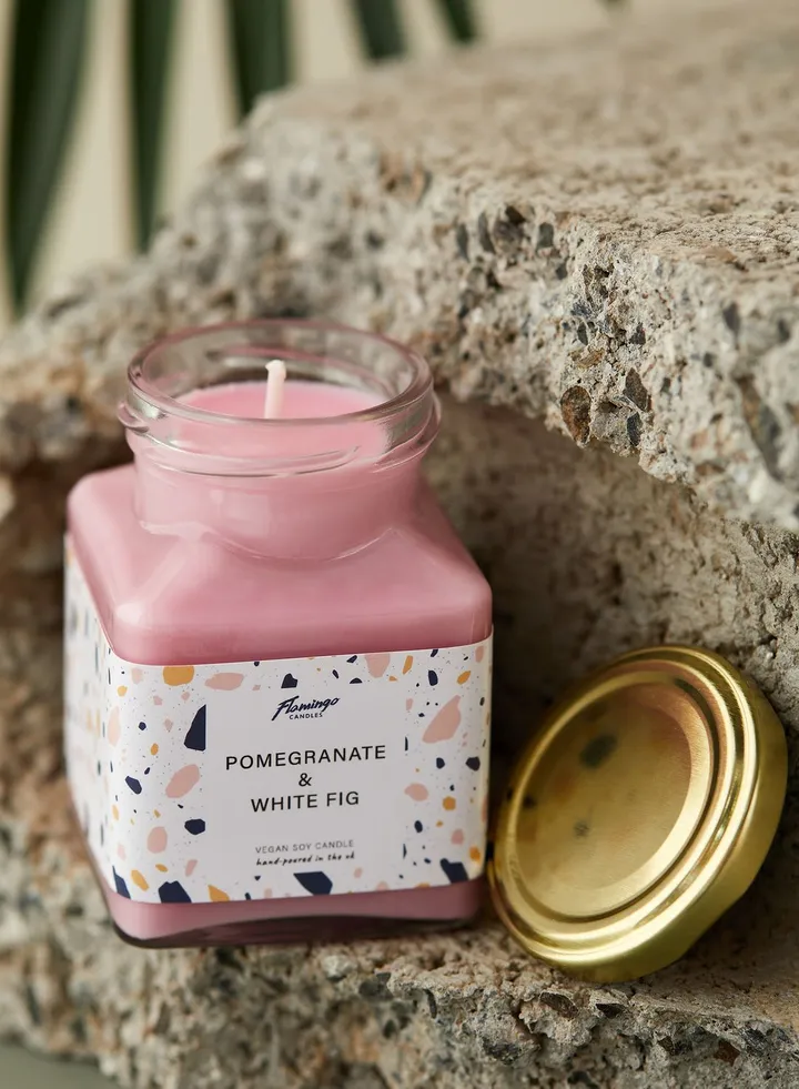 Pomegranate & White Fig Candle 8oz