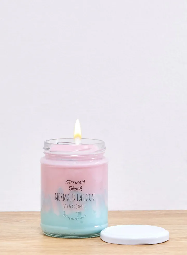 Mermaid Lagoon Ombre Jar Candle