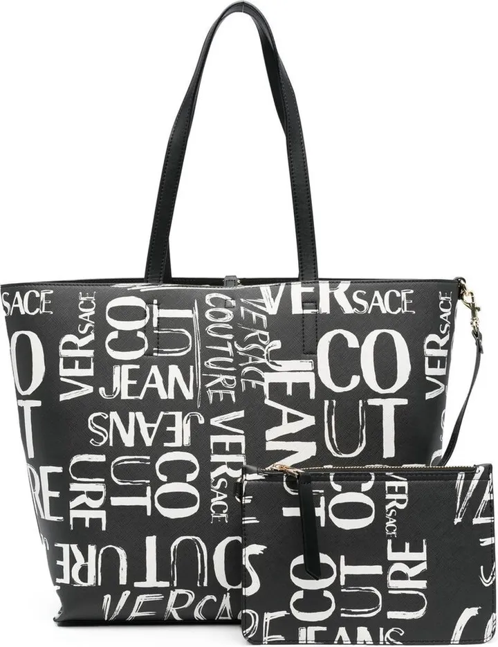 All-Over Logo-Print Tote Bag
