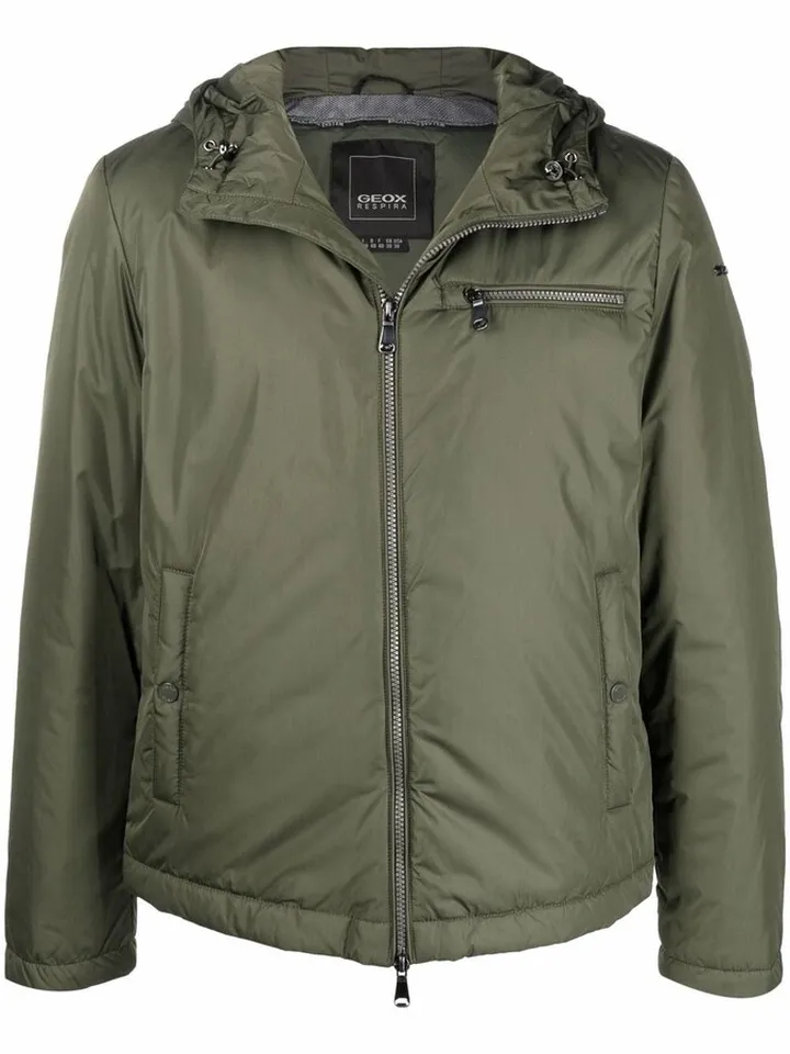 Padded Hooded Bomber Jacket