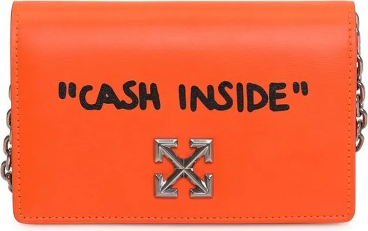Off-White Jitney Logo Plaque Shoulder Bag