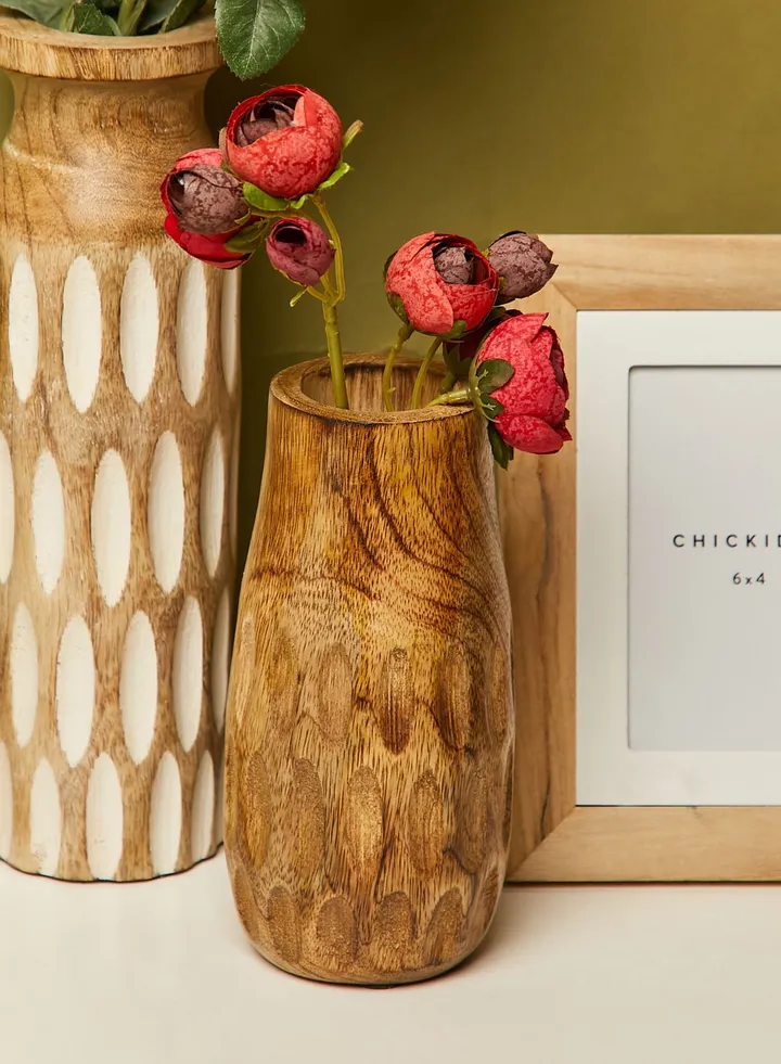 Decorative Wooden Vase