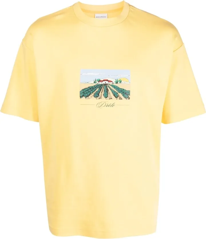 graphic-print cotton T-shirt