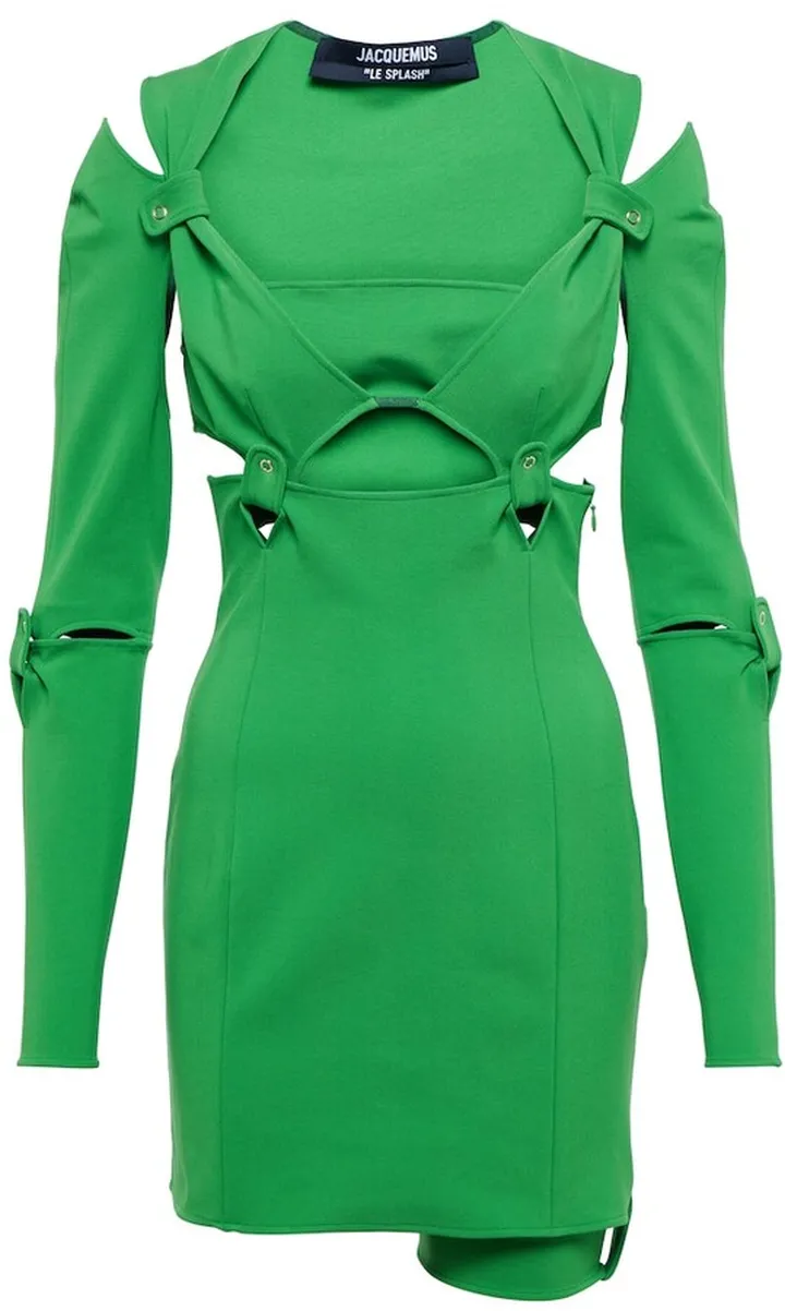 La Robe Mari cutout minidress