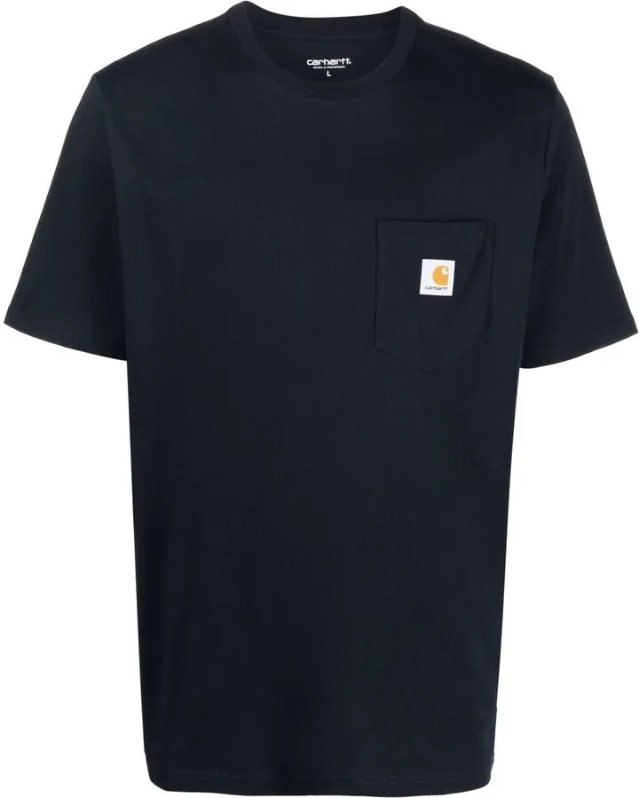logo-patch cotton T-shirt
