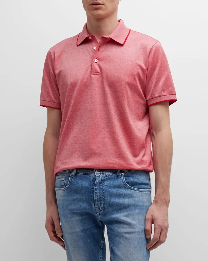 Men's Cotton Pique Polo Shirt