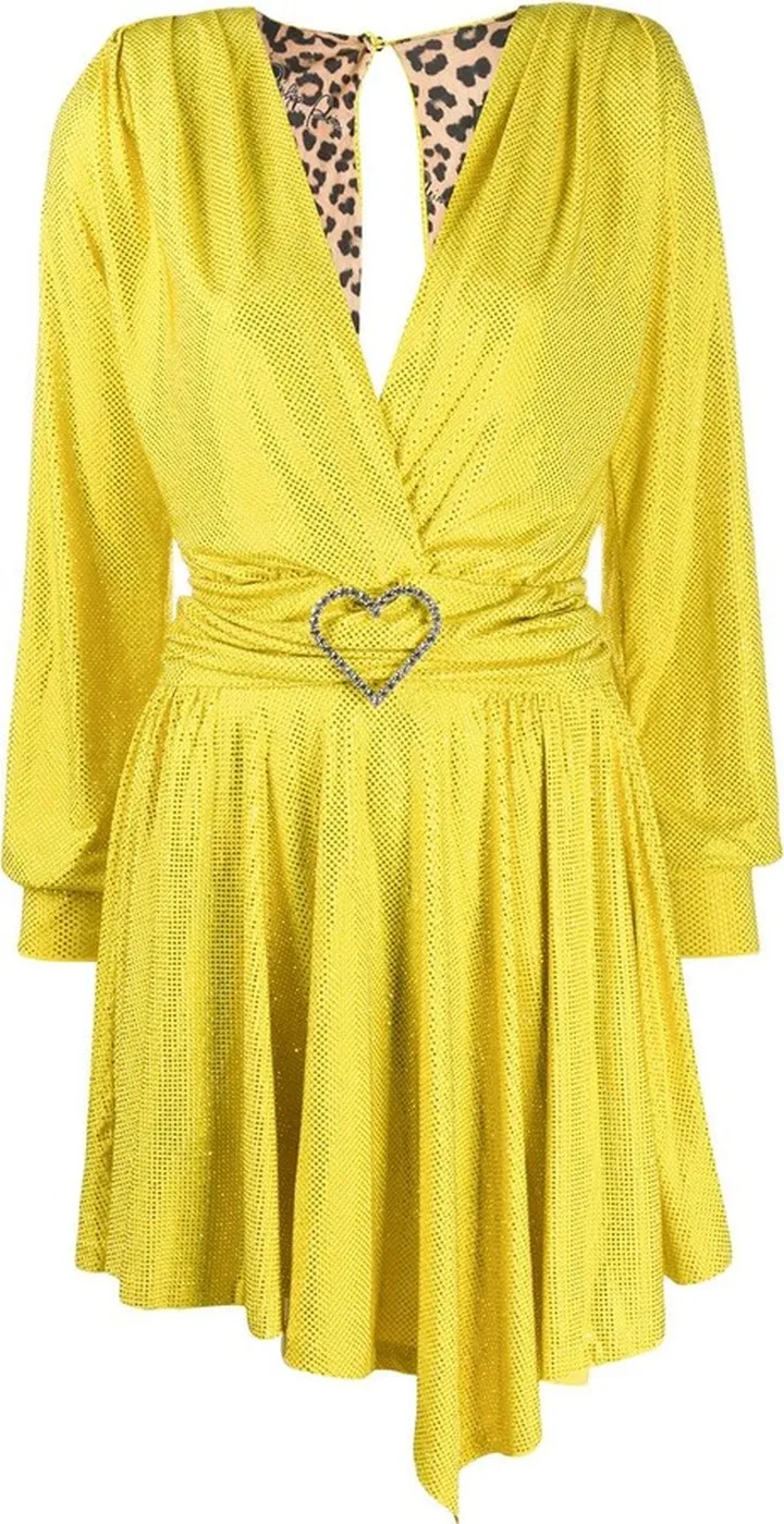 Plunging V-Neck Dress