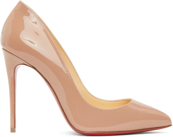 Christian Louboutin Pink Patent Pigalle Follies 100 Heels